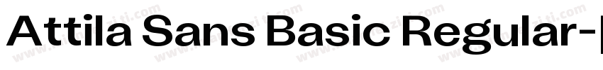 Attila Sans Basic Regular字体转换